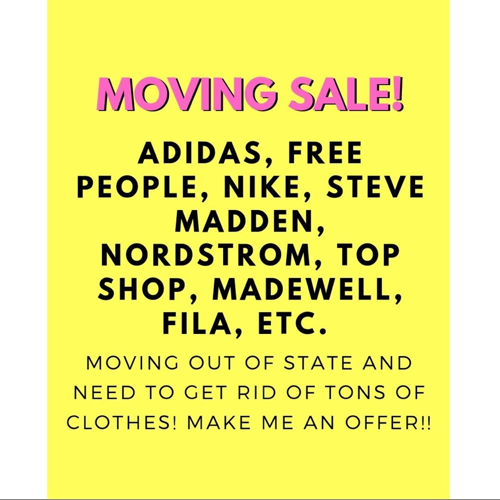 MOVING SALE